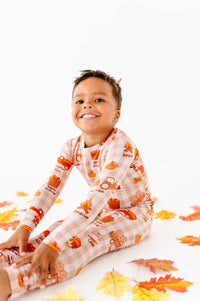 Harvest Hayride Kids Pajamas: 9/10Y