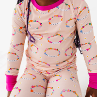 In My Bestie Era Ribbed Toddler/Big Kid Pajamas: 7/8Y