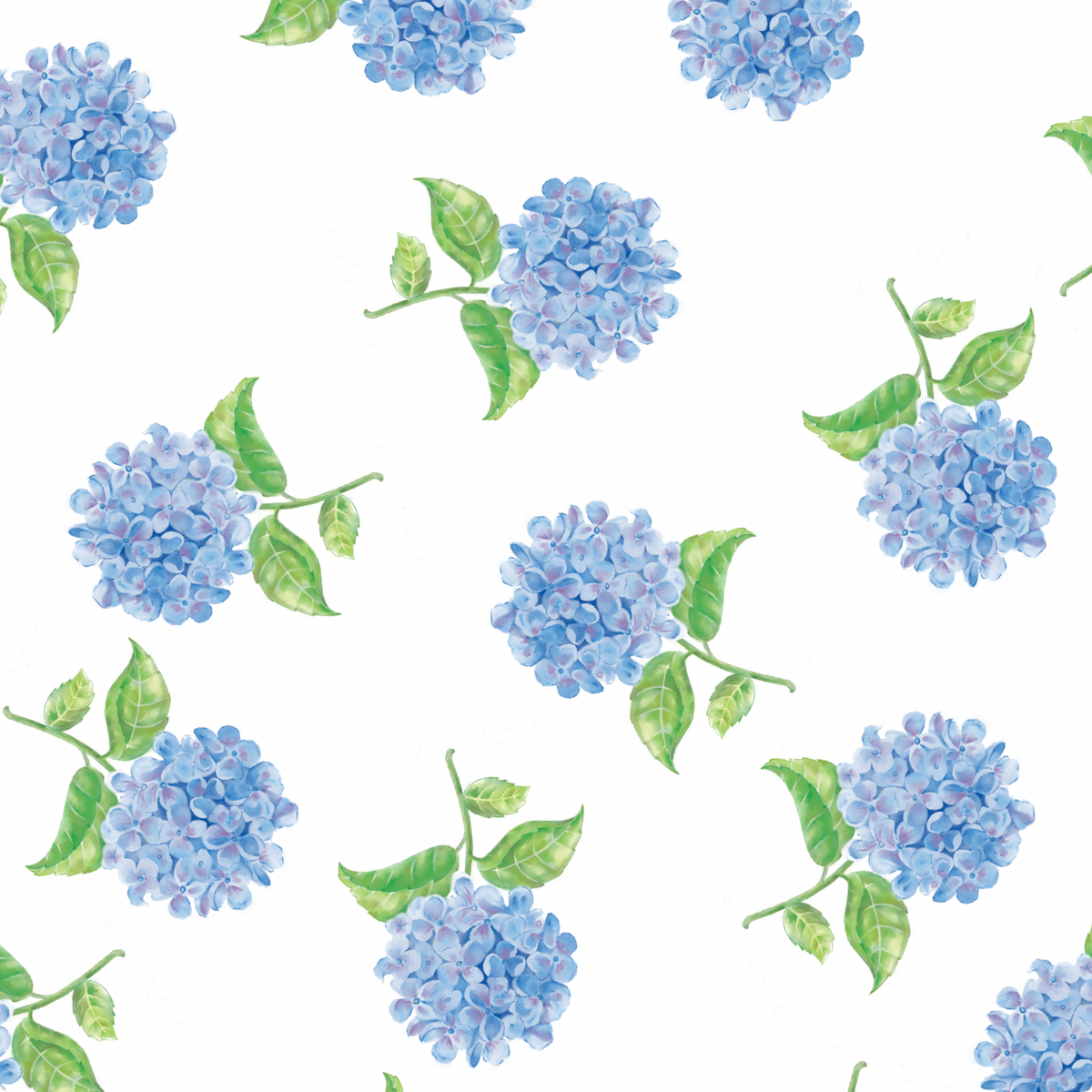 Baby Muslin Swaddle Blanket 47x47 Hydrangea