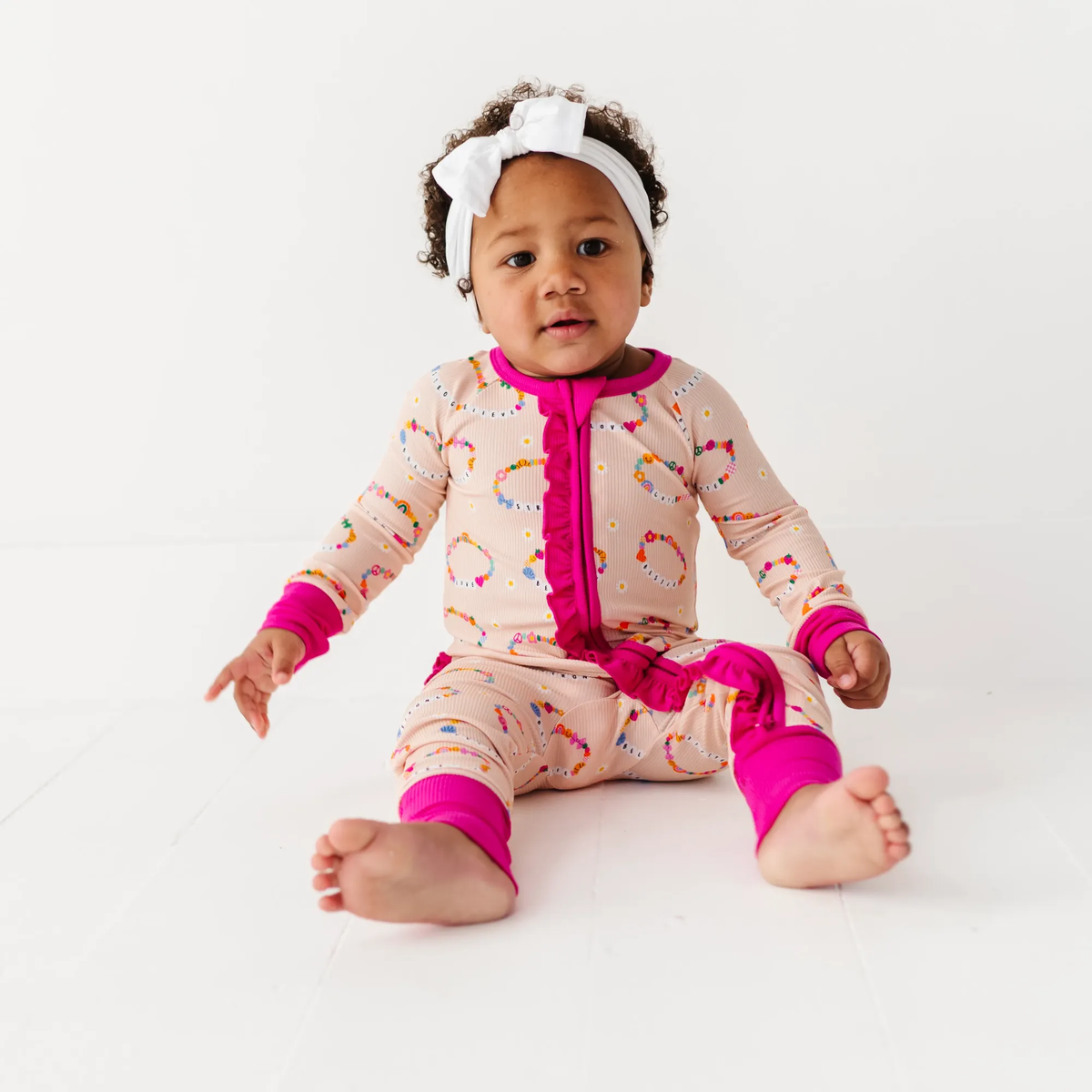 In My Bestie Era Ribbed Convertible Footies: 2T