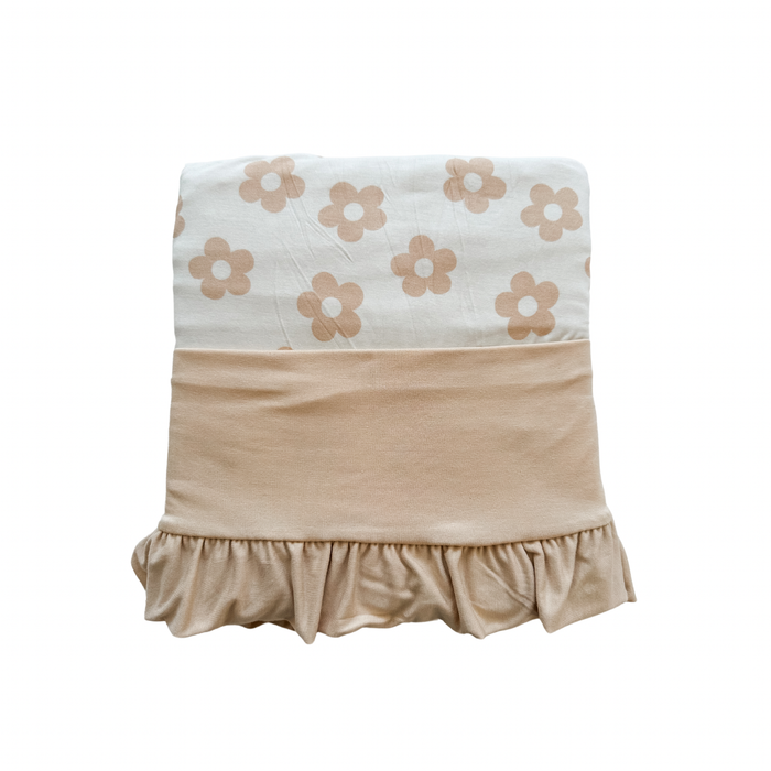 Bamboo Blanket - Blush Daisy