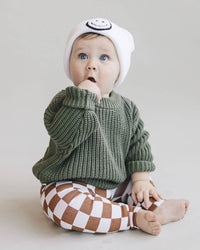 Chunky Knit Sweater | Green: 3-4T