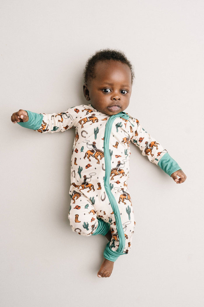 Rodeo Rider Bamboo Sleeper: Newborn