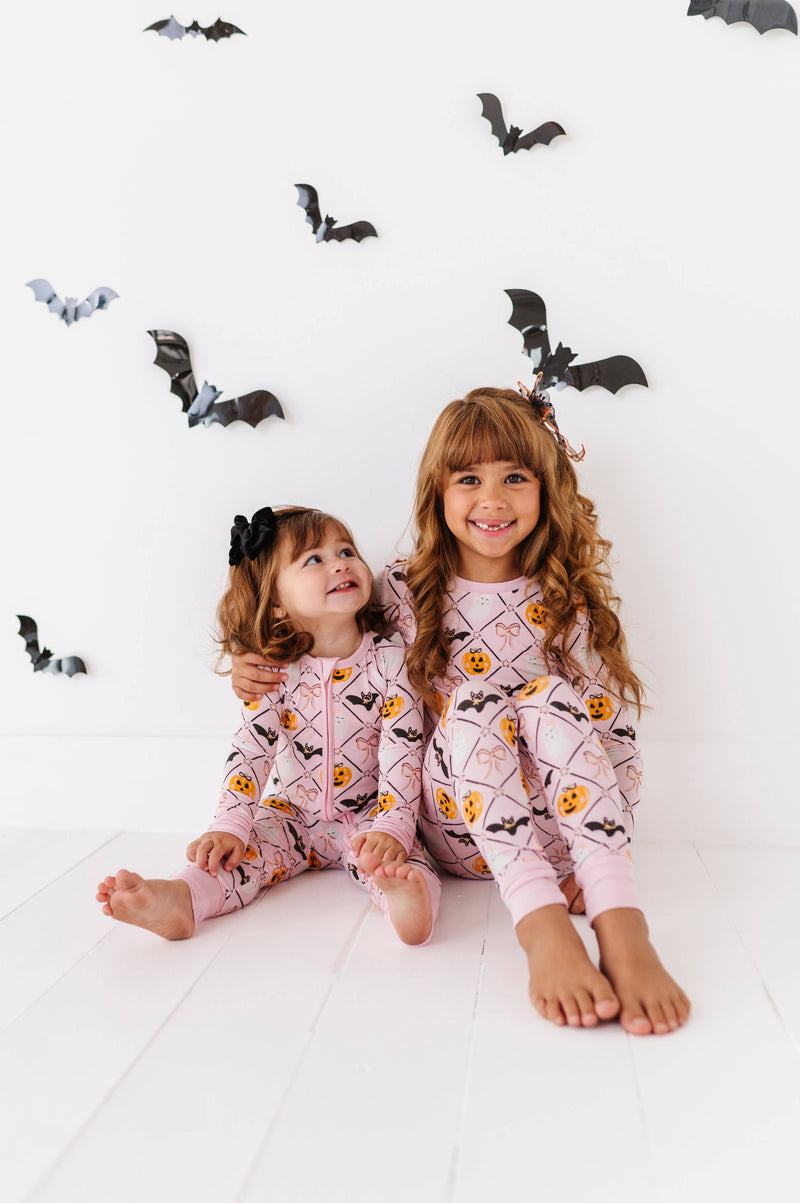 Bows & Boos Kids Pajamas: 9/10Y