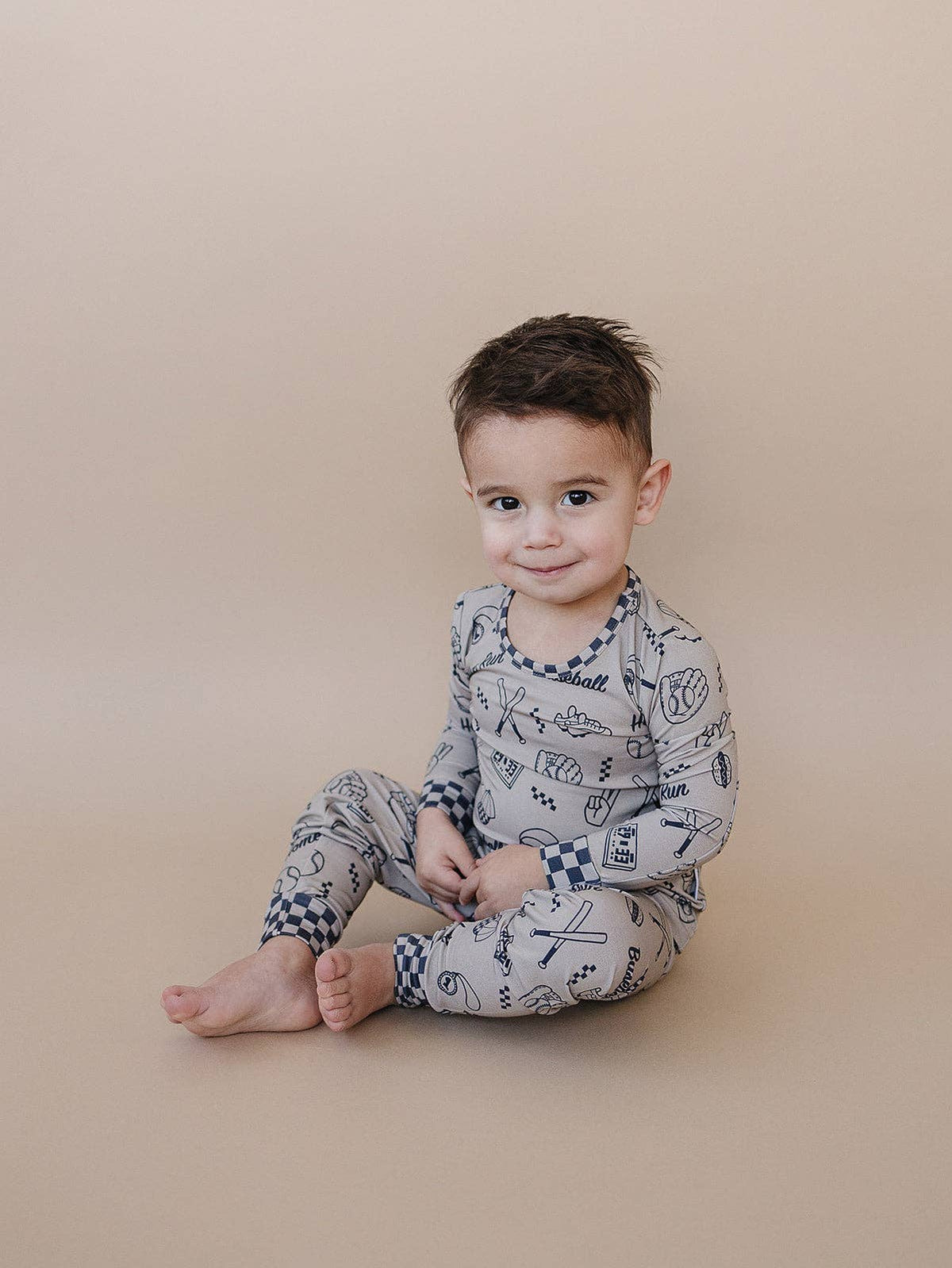 Bamboo Two Piece Set | Home Run: 2T