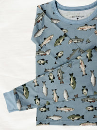 Fish Two Piece Pajama: 2T