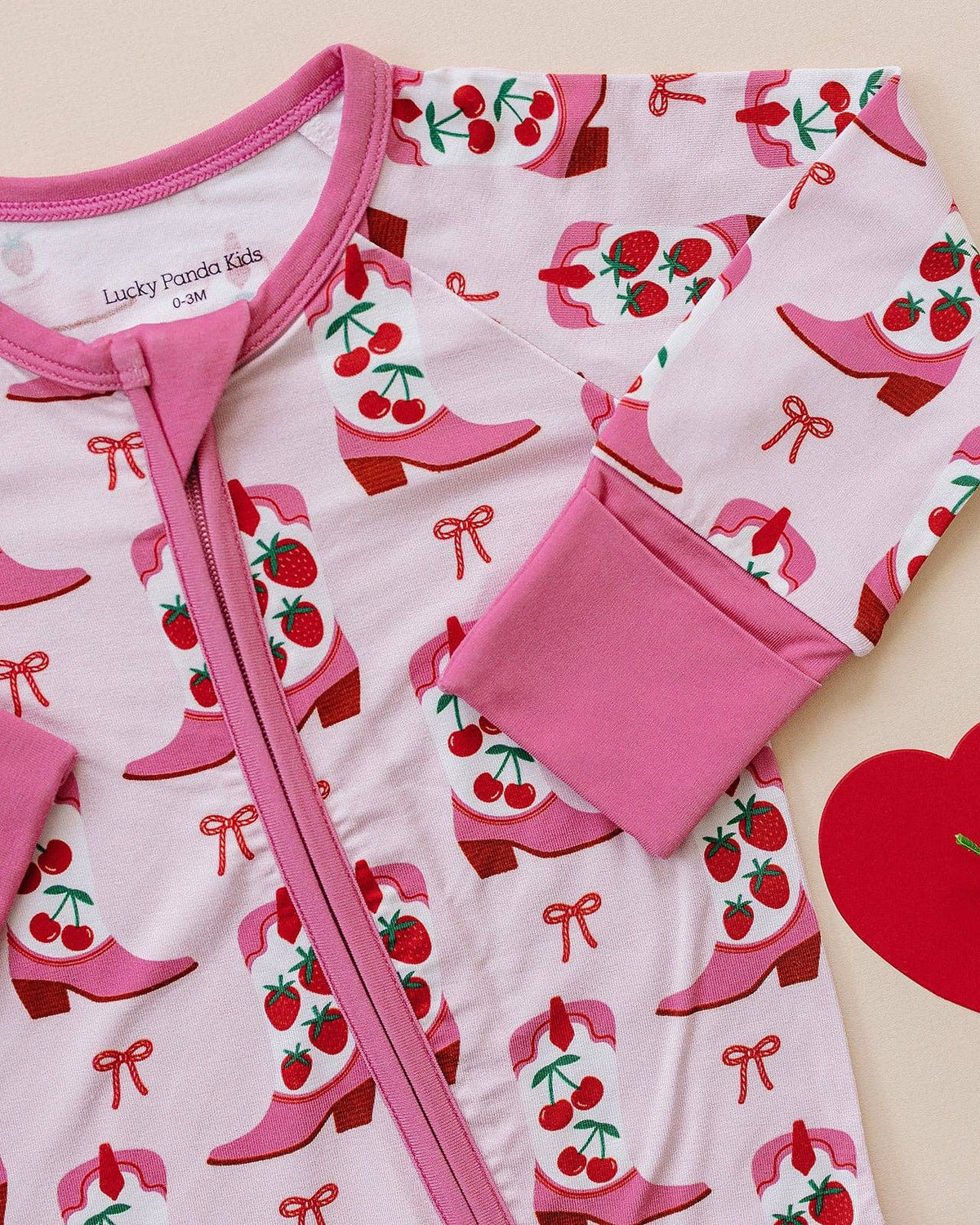 Bamboo Zip Romper | Bootsberry Cowgirl: 12-18M