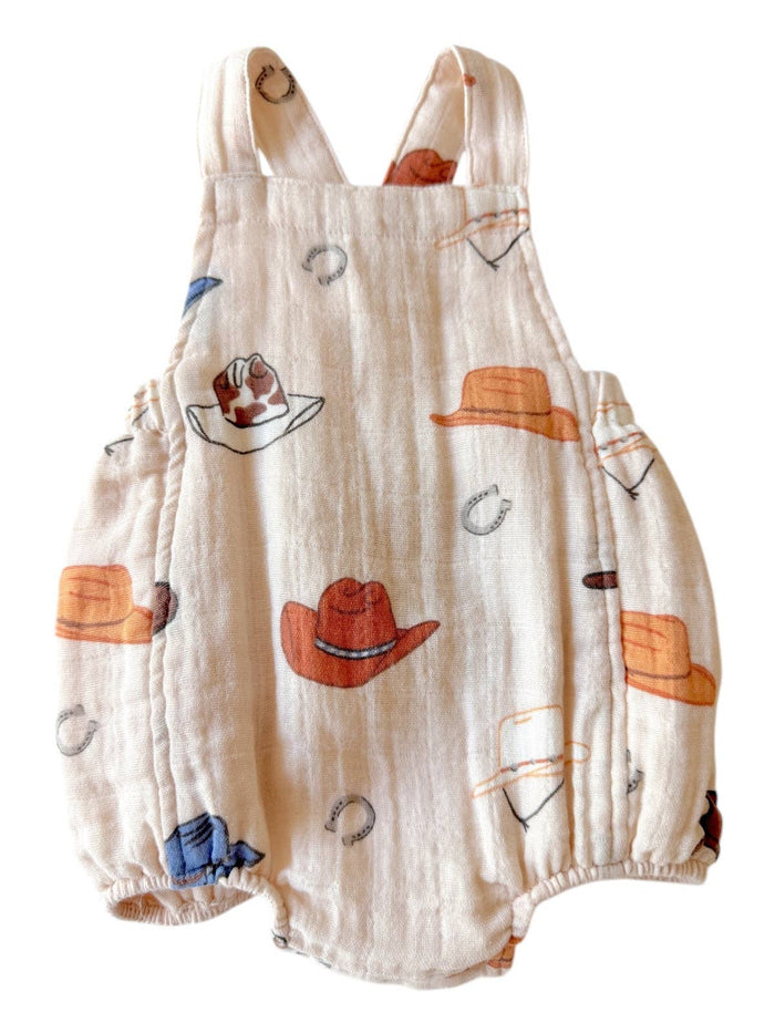 Western / Muslin Retro Sunsuit: 18-24M