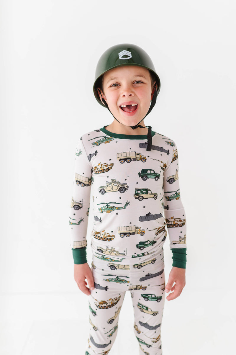 Tanks for Your Service  Kids Pajamas: 7/8Y
