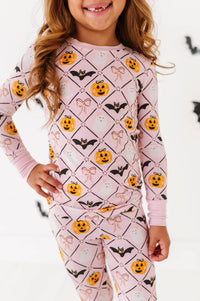 Bows & Boos Kids Pajamas: 9/10Y