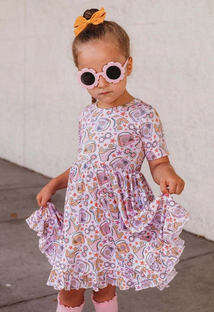 Let The Good Times Roll Ruffle Dress || x Lolo Webb