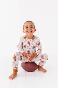 Pigskin Pals Kids Pajamas: 7/8Y