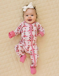 Bamboo Zip Romper | Bootsberry Cowgirl: 12-18M