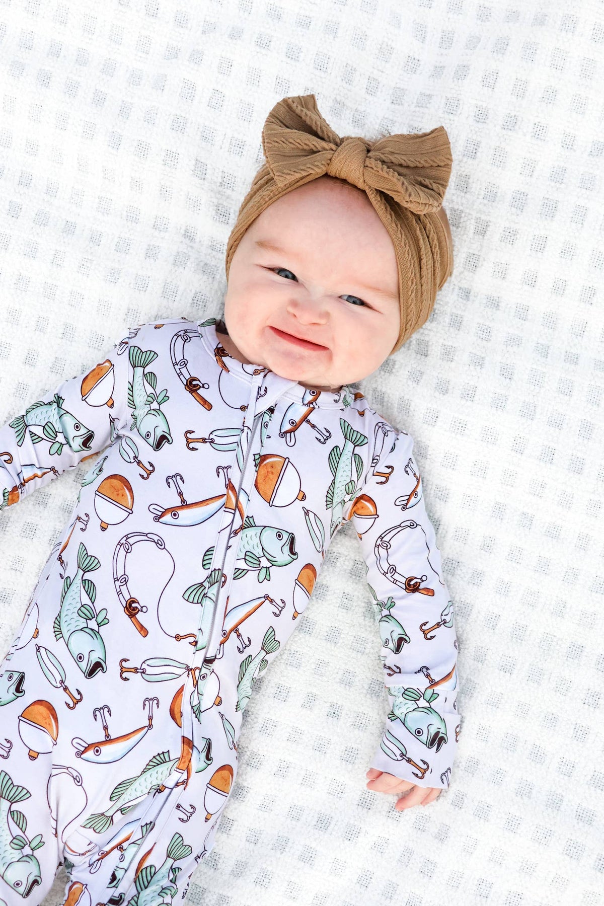 Finn Bamboo Convertible Zip Romper: 6-12