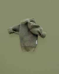 Chunky Knit Sweater | Green: 12-24M