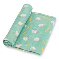 Baby Muslin Swaddle Blanket 47x47 Hole In One