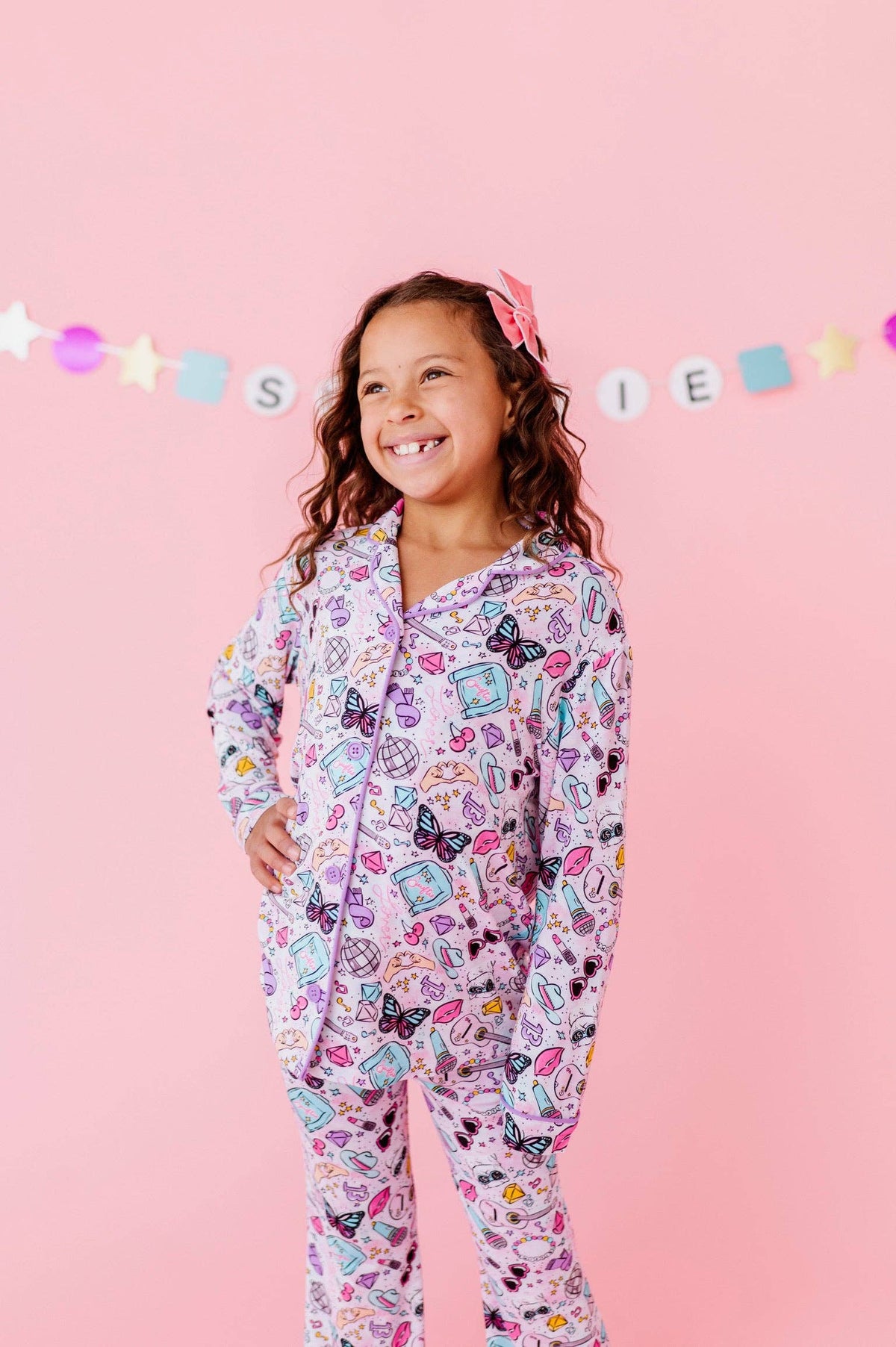 Look What You Made Me Snooze Kids Flare Set: 9/10Y