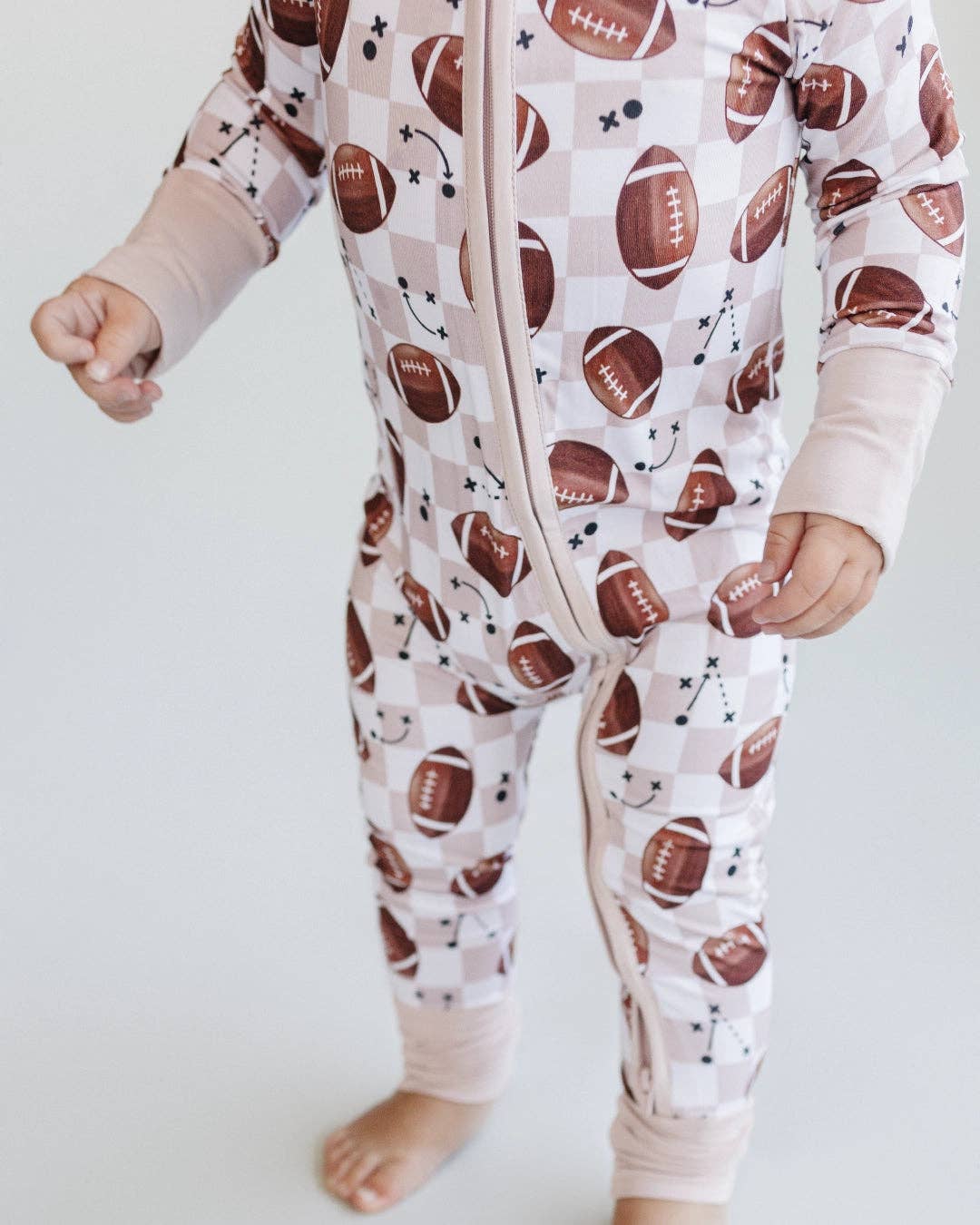 Bamboo Zip Romper | Game Day: 12-18M