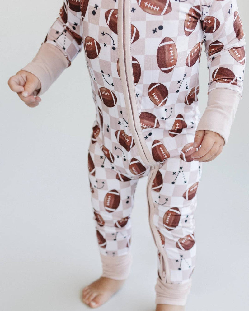 Bamboo Zip Romper | Game Day: 18-24M