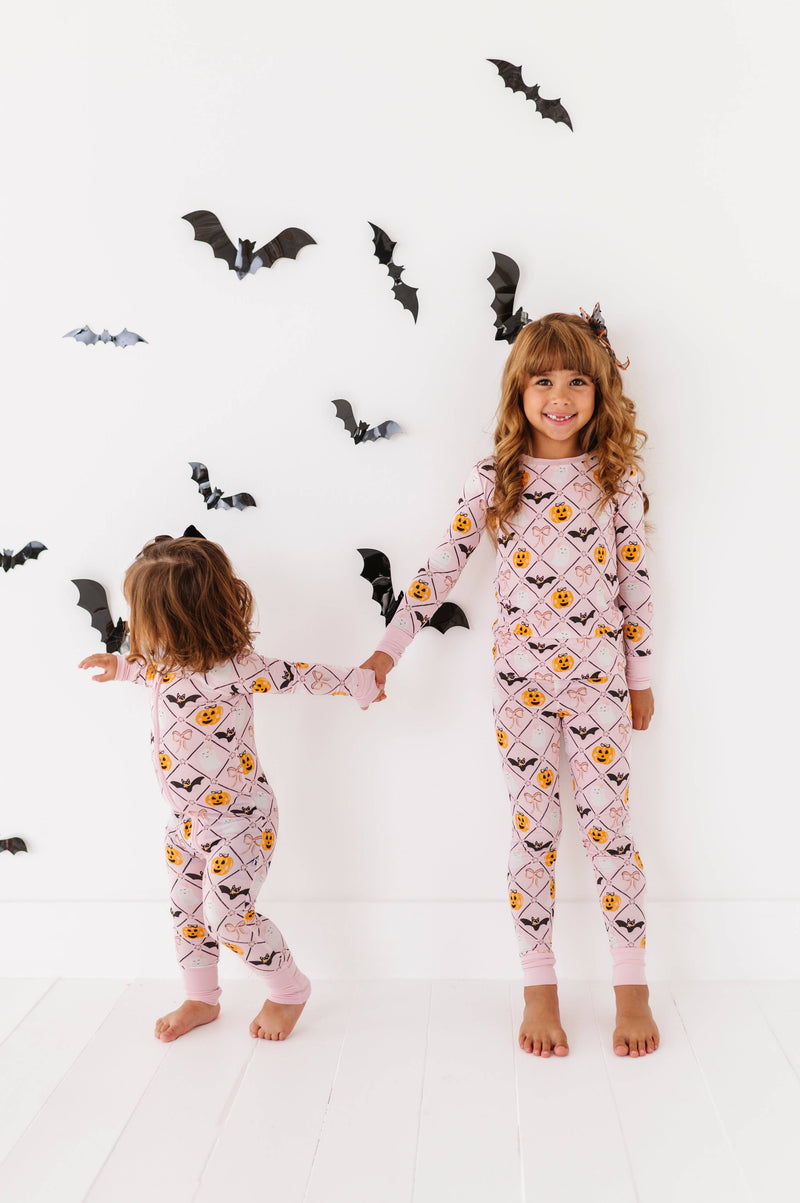 Bows & Boos Kids Pajamas: 9/10Y