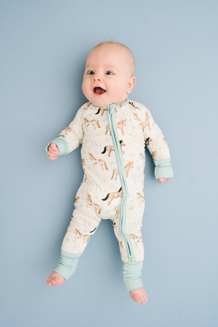 Prairie Gallop Bamboo Sleeper: 12-18M