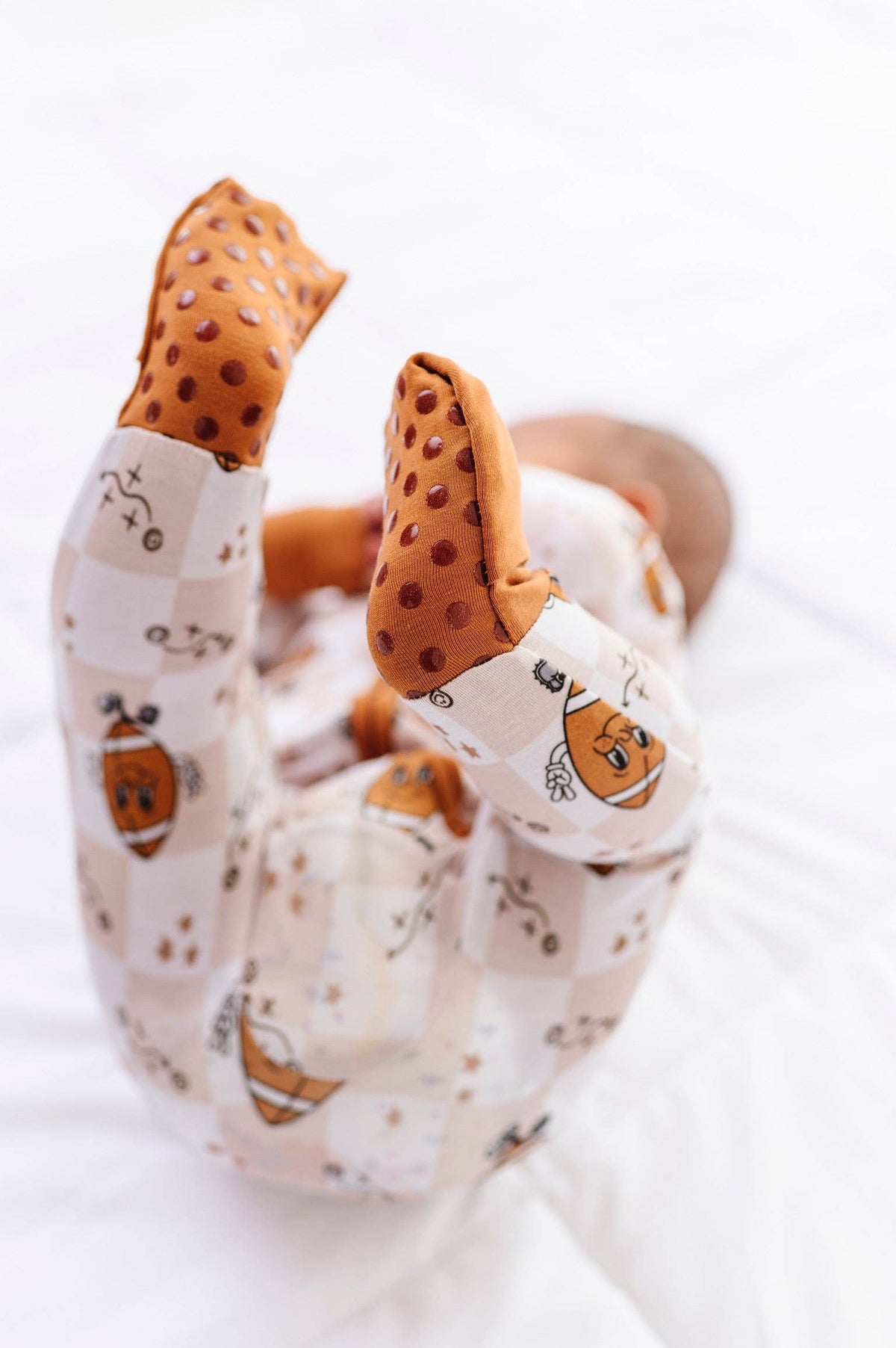 Pigskin Pals Convertible Footies: 12-18 Months