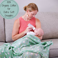 Baby Muslin Swaddle Blanket 47x47 Hole In One