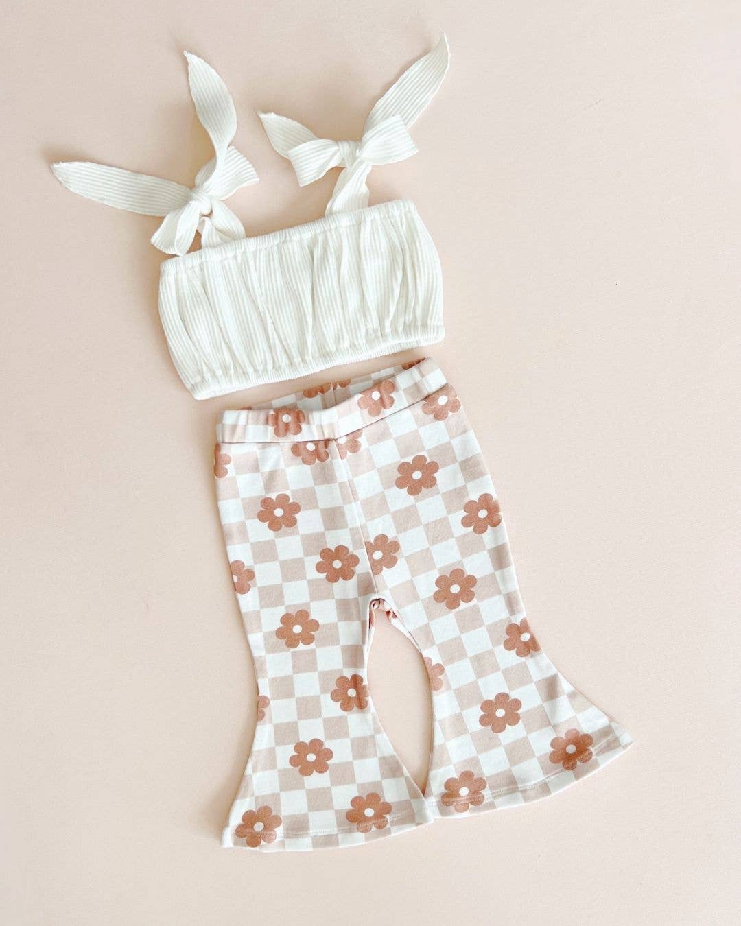 Flare Set | Latte Daisy: 12-18M