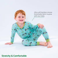 Kids 2-Piece Bamboo Pajama Long Sleeve Set Golf A Round: 4T
