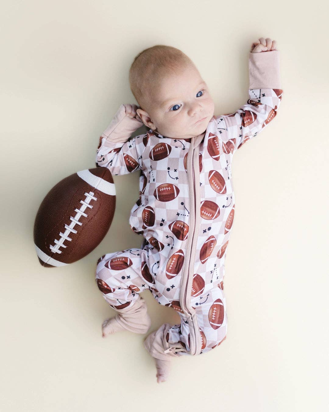 Bamboo Zip Romper | Game Day: 18-24M