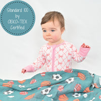 Baby Muslin Swaddle Blanket 47x47 Little Boos