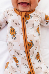 Pigskin Pals Convertible Footies: 6-12 Months