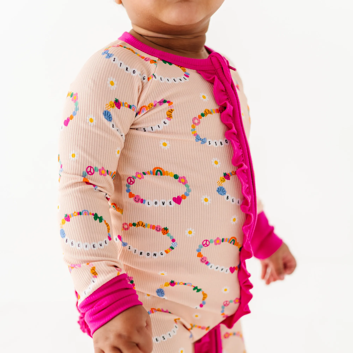 In My Bestie Era Ribbed Convertible Footies: 2T