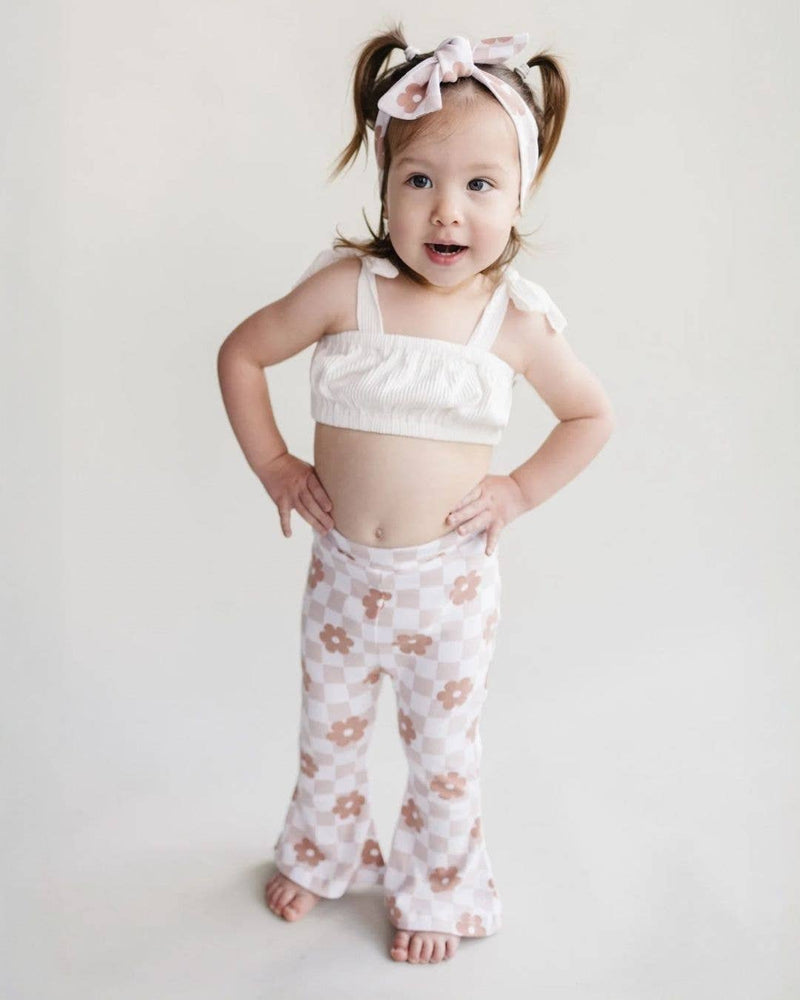 Flare Set | Latte Daisy: 6-12M