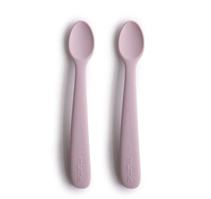 SILICONE FEEDING SPOONS || 2-Pack