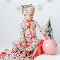 Groovy + Bright Dream Romper || Pink