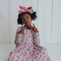 Groovy + Bright Dream Ruffle Dress || Pink