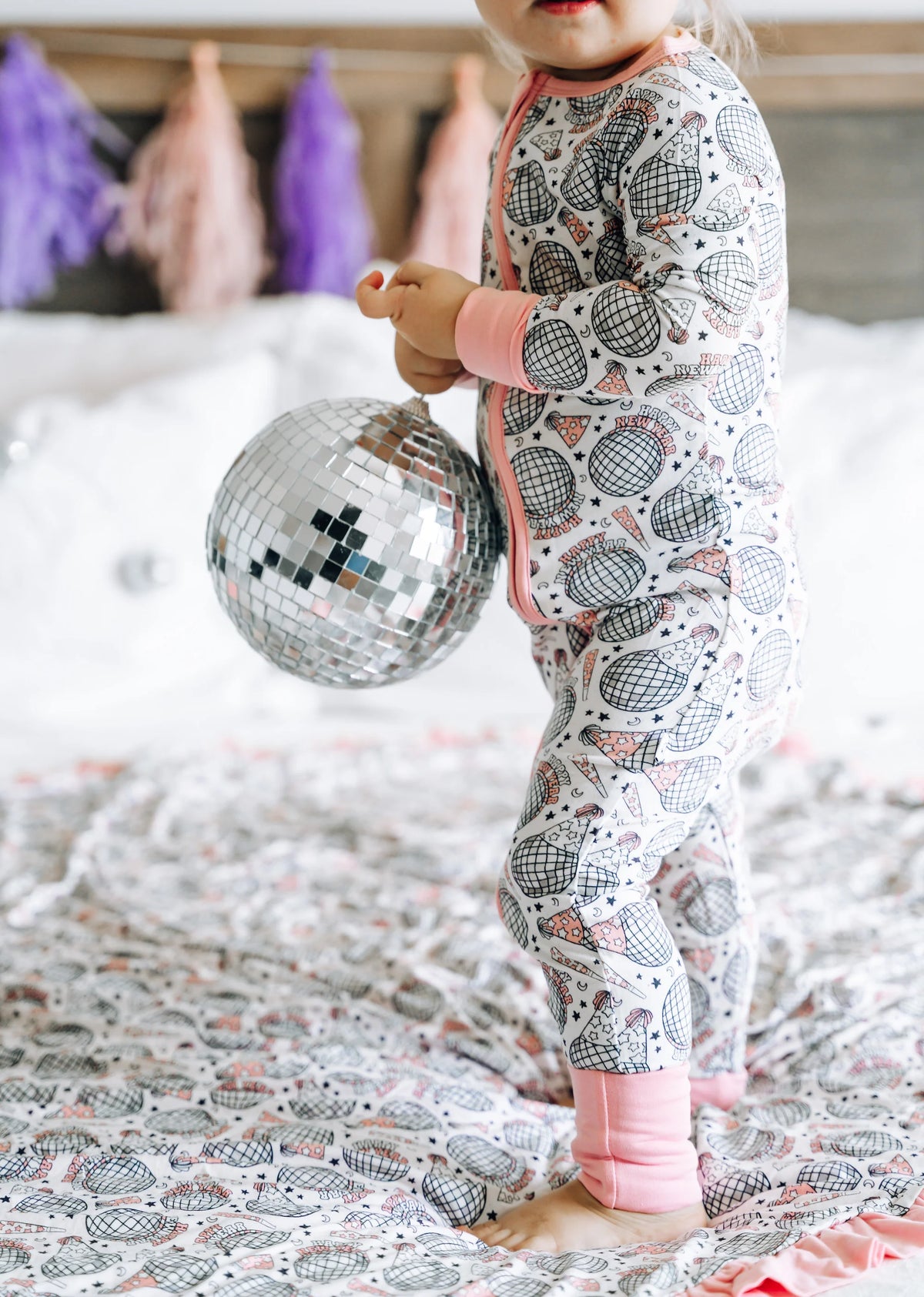 Last Disco Dream Romper || Pink