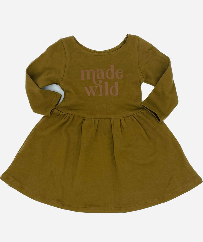 Organic Cotton Stella Swing Dress || Amber + Made Wild