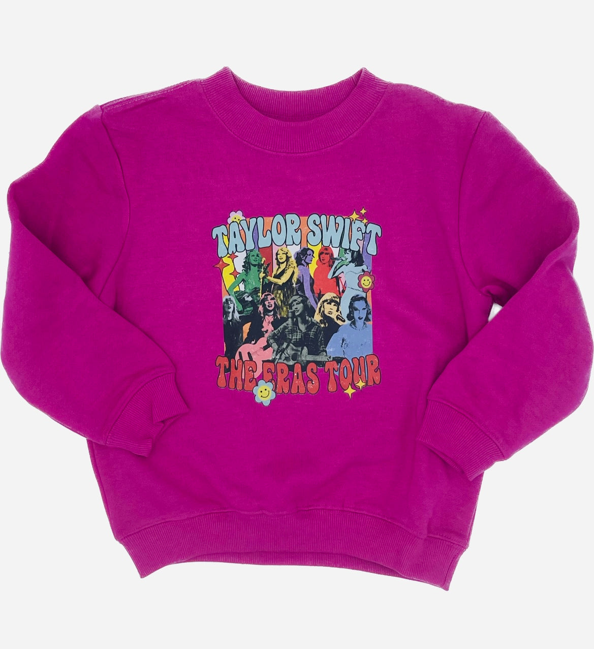 Retro Eras Tour Sweatshirt || Fuschia