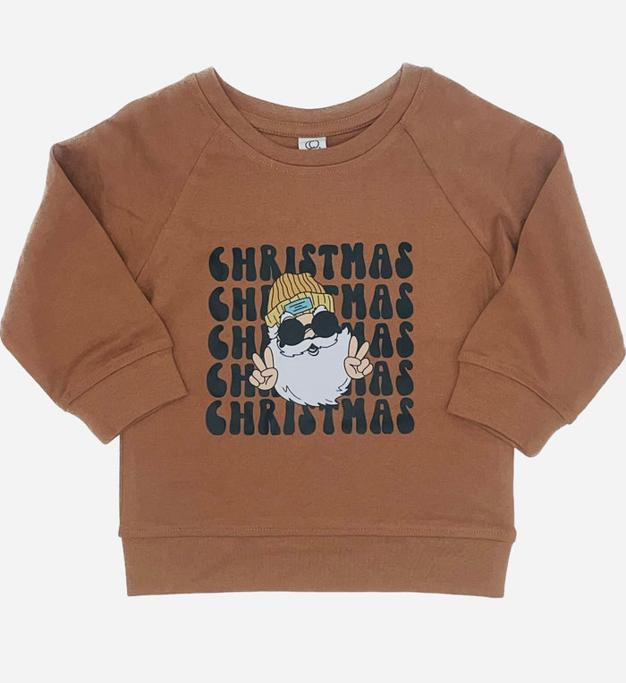 Peace, Santa - Christmas Sweatshirt || Cedar