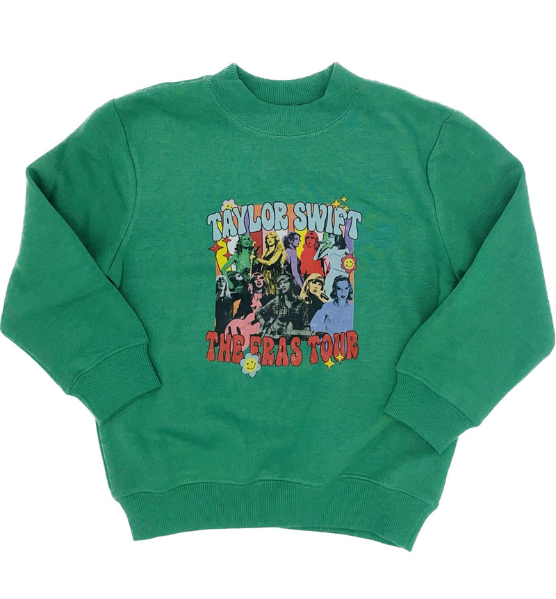 Retro Eras Tour Sweatshirt || Pine