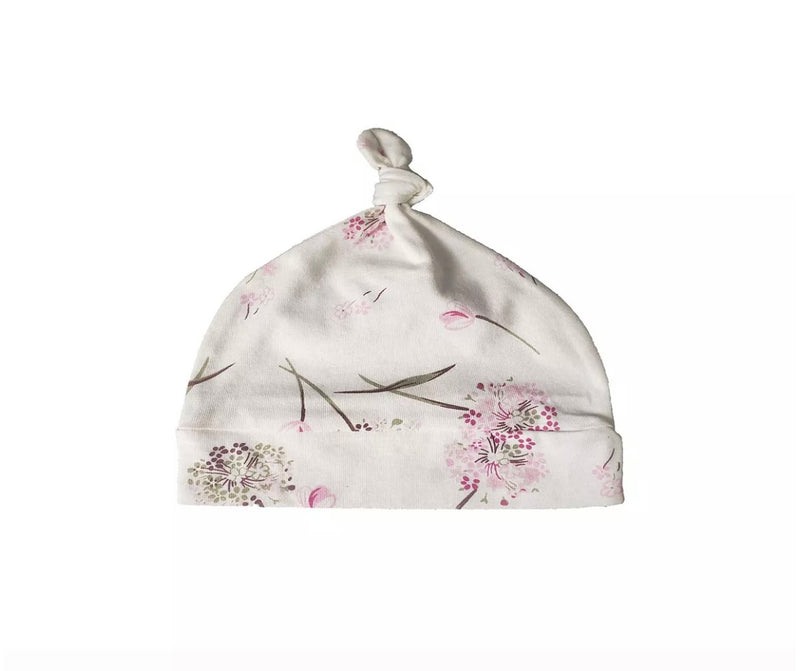 Top Knot Hat || Clustered Flowers