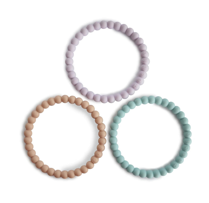 PEARL TEETHING BRACELET || 3-PACK