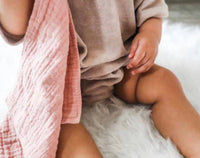 Muslin Teething Ring || Blush