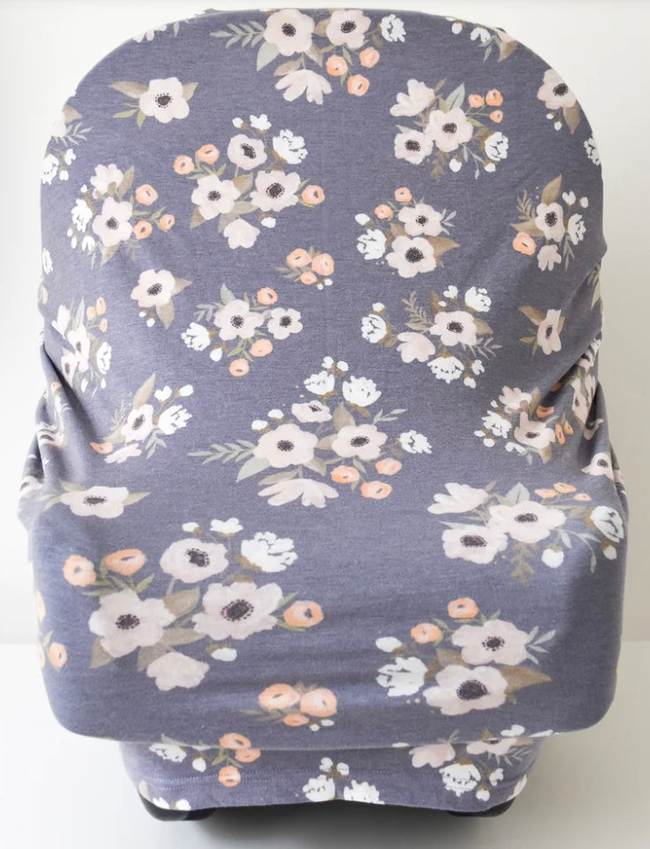 Nursing and Carseat Cover || Midnight Garden