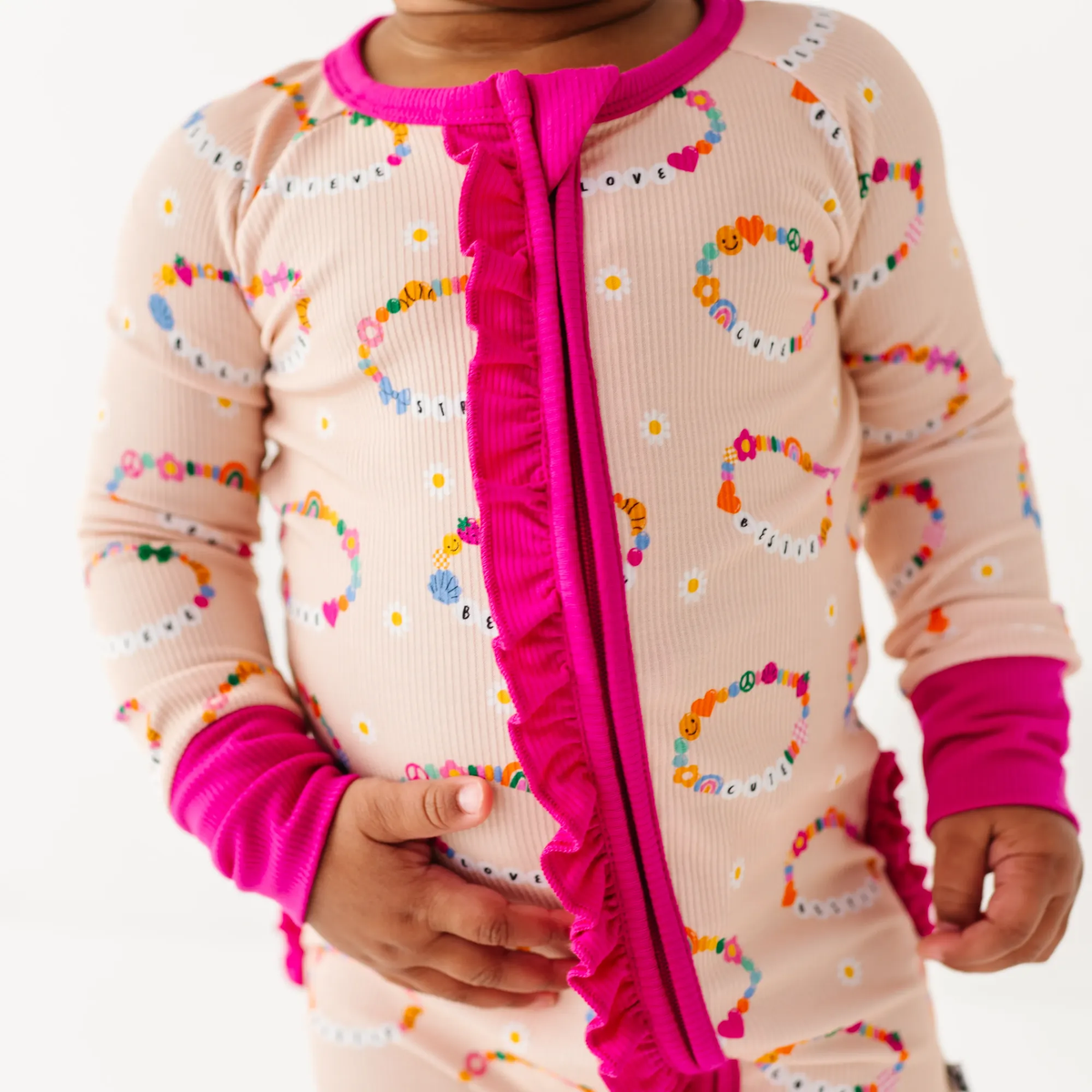 In My Bestie Era Ribbed Convertible Footies: 2T