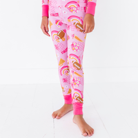 On Game Days We Wear Pink Kid Pajamas: 4T