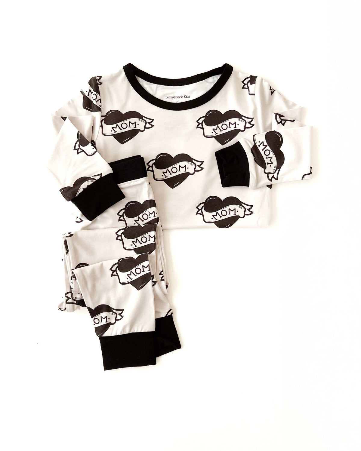 Bamboo Two Piece Set | Mom Tattoo: 8-9Y