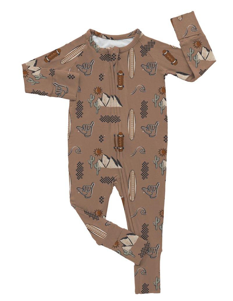 Summer Desert | Bamboo Romper: 12-18 Months